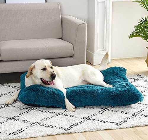 SOAI Hundebett für Kleine Hunde, Weiche Komfortable Plüsch Hundematte, Hundedecke, Hundesofa, Orthopädische Hundematte mit Hochelastischer PP Baumwolle von SOAI