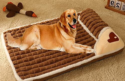 Weich Bequem Plüsch Haustierbett, Orthopädische Hundematte mit Abnehmbarem, Super Weiches Haustier Bett für Medium, Kleine Hunde Rassen, Waschbar von SOAI