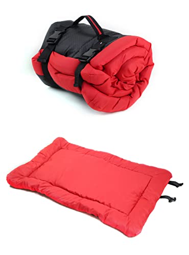 wasserdichte Hundebett, Faltbare Tragbar Hundebettmatratze, 90*60cm, Multifunktions Hundebetten für Outdoor-Reisen, Camping, Auto, Hundekiste, Sofa, Boden von SOAI