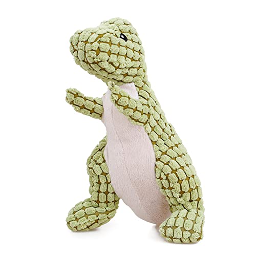 SOCLING Indestructible Robust Dino,Dinosaur Dog Toys,Puppy Dog Toy Dinosaur,Dinosaur Shape Plush Dog Toy,Dinosaur Dog Toys for Aggressive Chewers von SOCLING