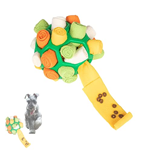 SOCLING Schnüffelball Für Hunde, Futterball Für Hunde, Intelligenzspielzeug Für Hunde, Larimuer Schnüffelball Für Hunde,hundespielzeug Schnüffelball,tragbarer Haustier Snuffle Ball Toy von SOCLING