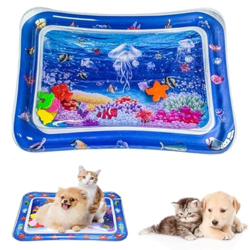 waterlou - sensorische matte katze,katzen kühlmatte mit wasser,sommer katzen wassermatte,abkühlung katzen im sommer,haustier wasser sensory matte,Toy Water Mat,summer cat water mat,water senso plamat von SOCLING