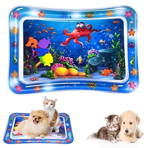 waterlou - sensorische matte katze,katzen kühlmatte mit wasser,sommer katzen wassermatte,abkühlung katzen im sommer,haustier wasser sensory matte,Toy Water Mat,summer cat water mat,water senso plamat von SOCLING