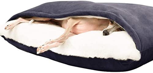 Hundekorb Hundebett Katzenbett Hundesofa Deluxe Hundebett, Weiches Plüsch-Haustierbett, Hundebox, Unterlage, Maschinenwaschbar, Rutschfest, Hundebetten, Haustiernest, Innennestbett Hundekörbchen Haust von SOCUY