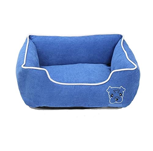 Hundekorb Hundebett Katzenbett Hundesofa Haustierbett, Bequemes Hundebett, Haustier-Schlafmatte, Waschbar, Warm, Hundehütte, Katzennest, Haus, Weiches Kissen, Sofa Hundekörbchen Haustierbett ( Color : von SOCUY