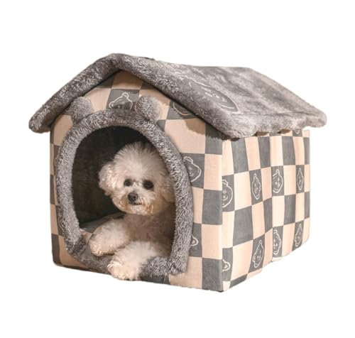 Hundekorb Hundebett Katzenbett Hundesofa Haustierbett, Faltbar, Tragbar, Für Drinnen Und Draußen, Haustierbetten, Hängematte Für Katzen Und Kleine Mittelgroße Hunde Hundekörbchen Haustierbett ( Color von SOCUY