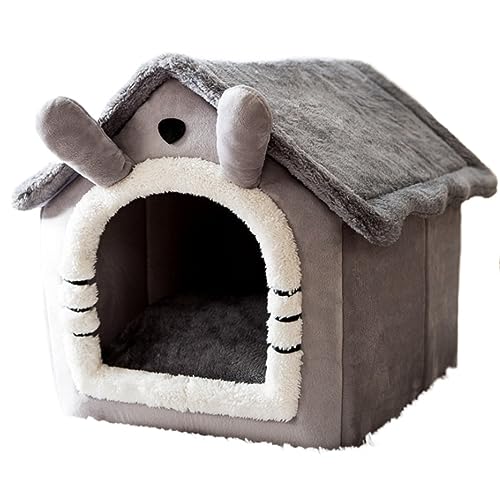 Hundekorb Hundebett Katzenbett Hundesofa Haustierbett, Weich, Lang, Plüsch, Hellrosa, Katzenbett, Rundes Katzenbett, Haus, Rundes Haustier-Hundebett Für Kleine Hunde, Katzennest Hundekörbchen Haustier von SOCUY