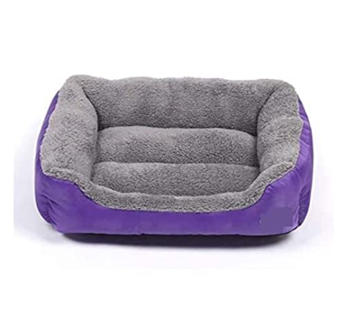 Hundekorb Hundebett Katzenbett Hundesofa Haustierbett Hundebett Für Kleine, Mittelgroße Und Große Hunde, Großer Korb, Wasserdichter Boden, Weiches Fleece, Warmes Katzenbett, Sofahaus Hundekörbchen Hau von SOCUY