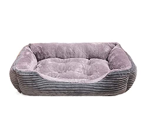 Hundekorb Hundebett Katzenbett Hundesofa Haustierbett Warme Hundehütte Im Winter Hundebett Haustierhütte Hundematte Katzenhütte Haustiernest Hundekörbchen Haustierbett (Color : A, Size : 50 * 70cm) von SOCUY