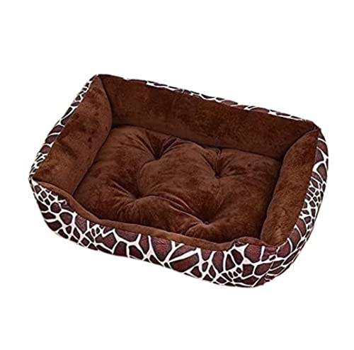 Hundekorb Hundebett Katzenbett Hundesofa Haustierbett Warme Hundehütte Im Winter Hundebett Haustierhütte Hundematte Katzenhütte Haustiernest Hundekörbchen Haustierbett (Color : B, Size : 45 * 60cm) von SOCUY