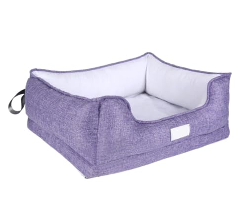 Hundekorb Hundebett Katzenbett Hundesofa Hundebett Für Kleine Und Mittelgroße Hunde, Luxuriöses, Äußerst Bequemes Sofa-Haustierbett Mit Abnehmbarem, Waschbarem Bezug Hundekörbchen Haustierbett ( Color von SOCUY