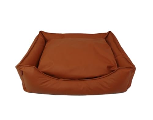 Hundekorb Hundebett Katzenbett Hundesofa Hundebett-Lounge, maschinenwaschbares Bett für Hunde, extra strapazierfähig, gepolsterte Seiten, Vintage-Hundemattenbetten Hundekörbchen Haustierbett (Color : von SOCUY