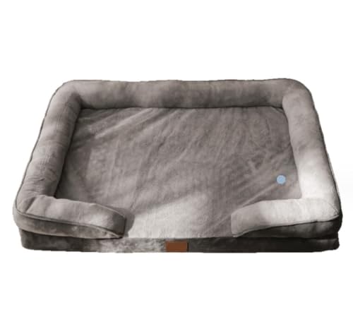 Hundekorb Hundebett Katzenbett Hundesofa Hundebett Utility, wasserdichtes Hundebett, strapazierfähiger Stoff, robuste Reißverschlüsse, waschbar, wendbarer Bezug, Hundebetten für Zuhause Hundekörbchen von SOCUY