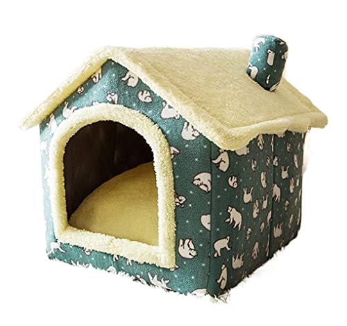 Hundekorb Hundebett Katzenbett Hundesofa Pet House Faltbares Schlafbett Warmes Katzennest Hundehütte Bett Kätzchenhöhle Sofa Welpenmatte All Seasons Universal Pet House Hundekörbchen Haustierbett ( Co von SOCUY