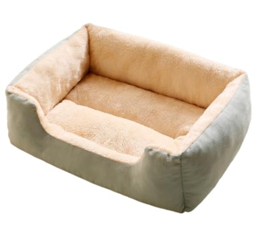 Hundekorb Hundebett Katzenbett Hundesofa Rechteckiges Plüsch-Hundebett, Katzenbett, Selbstwärmendes Haustierbett, Waschbare Hundebetten Und Katzenbett, Haustierbett Hundekörbchen Haustierbett ( Color von SOCUY