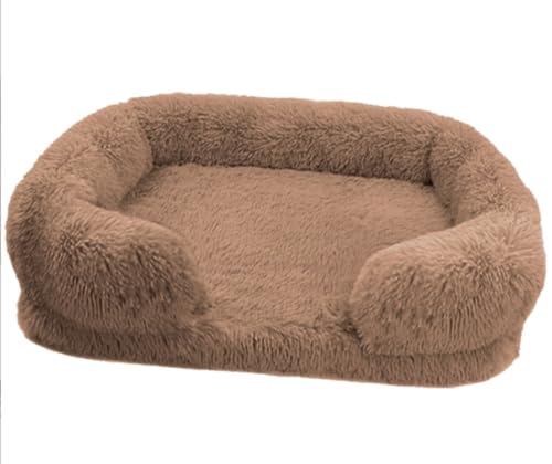 Hundekorb Hundebett Katzenbett Hundesofa Waschbares Hundebett, Katzenbett, Beruhigendes Hundebett, Anti-Angst, Mit Abnehmbarem Bezug Hundekörbchen Haustierbett (Color : D, Size : 40 * 30 * 12cm) von SOCUY