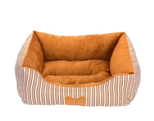 Hundekorb Hundebett Katzenbett Hundesofa Waschbares Hundebett Für Mittelgroße Und Kleine Hunde. Extra Großes Rechteckiges Haustierbett Für Welpen Und Katzen Hundekörbchen Haustierbett ( Color : C , Si von SOCUY