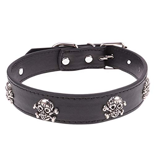 1stk Halloween-welpenhalsband Haustier-id- Verstellbares Hundehalsband Haustierhalsbänder Für Katzen Halloween-katzenhalsband Schädel Hundehalsband Blumen Punk von SOIMISS