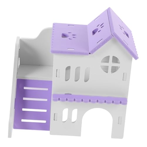 SOIMISS Hamster Versteck Haus aus Stabilem Buntes Kleintierhaus mit Rampe für Zwerghamster Meerschweinchen Chinchilla und Kleine Nager Sicherer Rückzugsort und Spielplatz SOIMISS Hamster Versteck Haus aus Stabilem Buntes Kleintierhaus mit Rampe für Zwerghamster Meerschweinchen Chinchilla und Kleine Nager Sicherer Rückzugsort und Spielplatz von SOIMISS