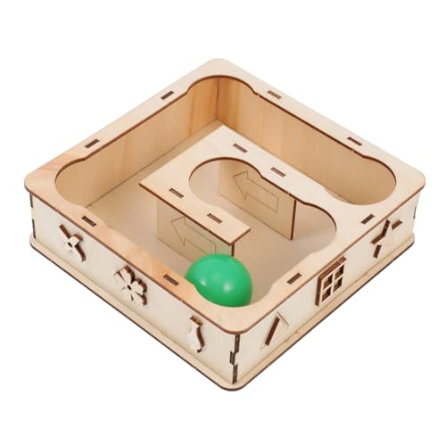 SOIMISS Holz Labyrinth für Kleintiere Natürlicher Hamster Spielplatz mit Tunnel und Kletterelementen Langlebig bei Biss und Kratzschutz Fördert Bewegung und Verhindert Übergewicht bei SOIMISS Holz Labyrinth für Kleintiere Natürlicher Hamster Spielplatz mit Tunnel und Kletterelementen Langlebig bei Biss und Kratzschutz Fördert Bewegung und Verhindert Übergewicht bei von SOIMISS