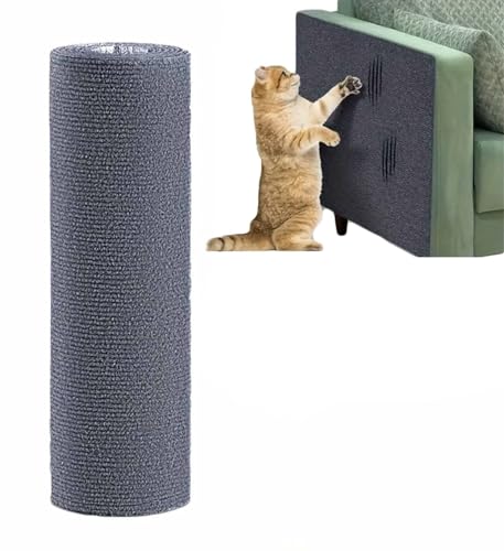 SOKTDO Selbstklebende Katzenkratzpolster for Möbel, Katzenkratzschutz vor Katzenkratzen, DIY-Kletter-Katzenkratzbrett, Couch for den Innenbereich(11.81 * 39.37in) von SOKTDO