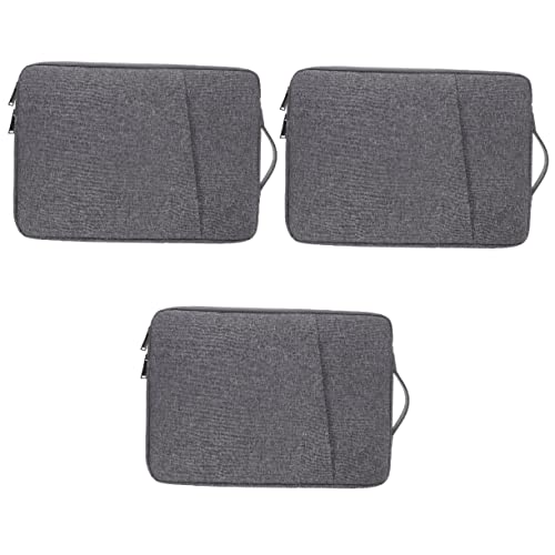 SOLUSTRE 3st Laptoptasche Laptop-Halterung Tablet-Tasche Laptop-Handtasche Tablet-träger Computer-abdeckungstasche Laptop-Tragetasche Gaming-hülle Polyester Business-Tasche Tragbar Reisen von SOLUSTRE