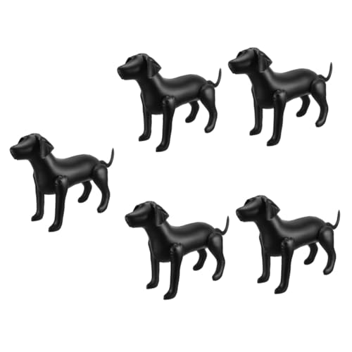 SOLUSTRE 5St Haustierbekleidungsmodell Schaufensterpuppenständer für Hunde Kleiderständer für Tierhandlungen tierkostüme pet Grooming Haustier-Skulptur Hunde Schaufensterpuppe PVC Black von SOLUSTRE