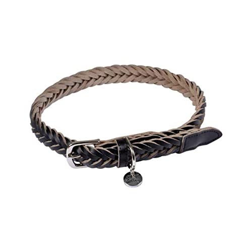 SONDEY Paris Prix Hundehalsband, verstellbar, geflochten, 50 – 70 cm, Schwarz von LOVE STORY