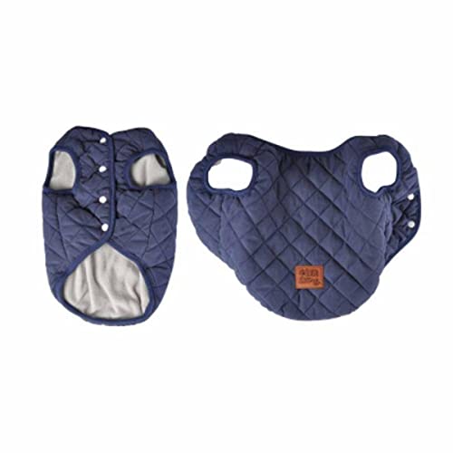 SONDEY Paris Prix Hundejacke, gesteppt, Fleece, 35 cm, Blau von SONDEY