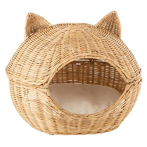 SONDEY Paris Prix Katzenbett aus Rattan, 60 cm, Beige von SONDEY