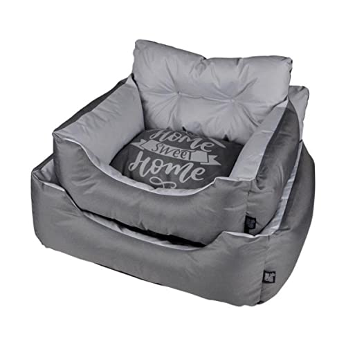 SONDEY Paris Prix Sweet Home Hunde- und Katzenbett, 60 cm, Grau, 2 Stück von SONDEY