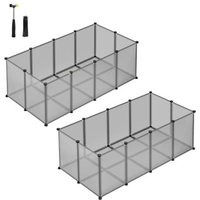 SONGMICS 2er set L-XL Freigehege mit Bodenplatten SONGMICS 2er set L-XL Freigehege mit Bodenplatten von SONGMICS