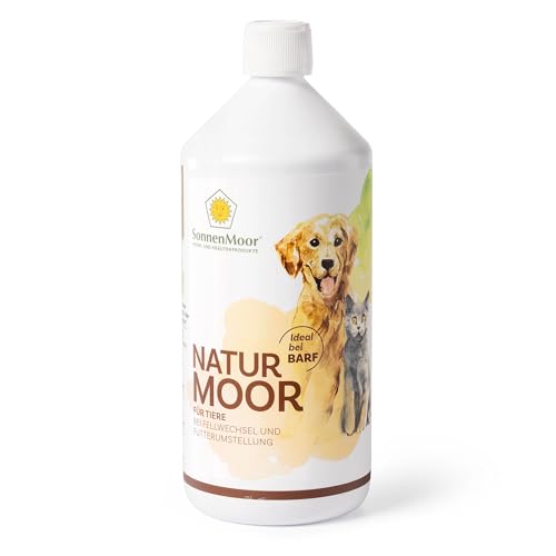 SONNENMOOR Naturmoor für Tiere 1000ml - flüssiges Moor zur Unterstützung für Haus- und Heimtiere von SonnenMoor