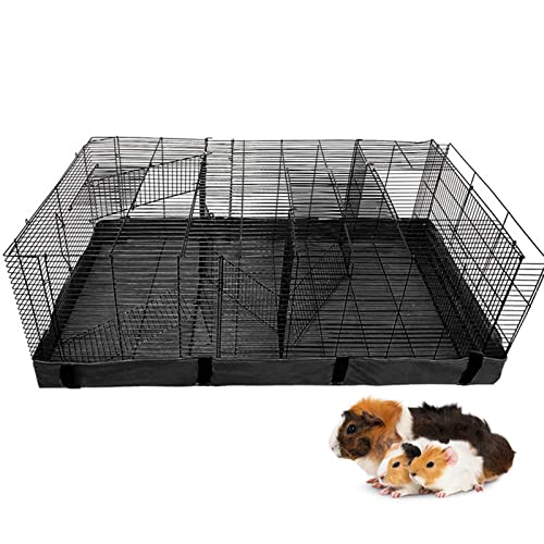 SOONHUA Hamster Meerschweinchen Käfigeinlagen Waschbar Meerschweinchen Pee Pads Wasserdicht Oxford Tuch Boden für Haustier Habitat Käfig von SOONHUA