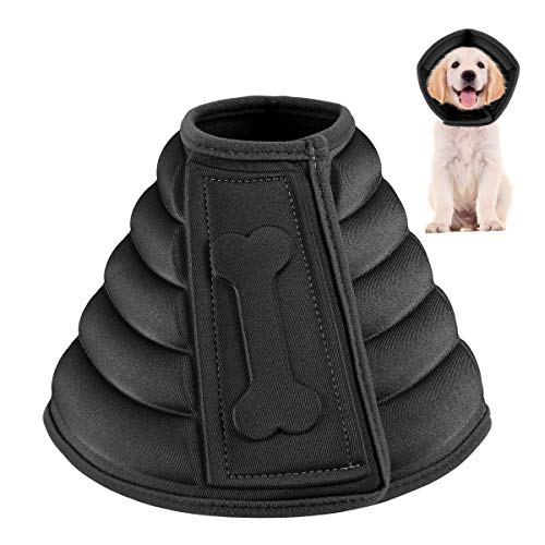 SOONHUA Hund Kegel Kragen Haustier Recovery Kragen für Nach Der Operation Hunde Katzen Soft Recovery Kragen Schutzhülle Kragen für Große Hunde Wundheilung Anti Biss Lecken von SOONHUA