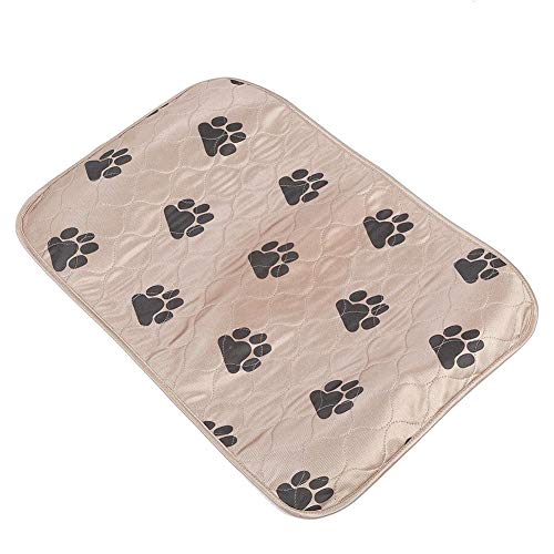 SOULONG Pee Matte Pads Hunde Welpen Inkontinenz-Unterlage Waschbar bis 60° Saugfähig Wiederverwendbar Wasser-undurchlässig 4-Schicht Design (40 * 60cm-Braun) von SOULONG