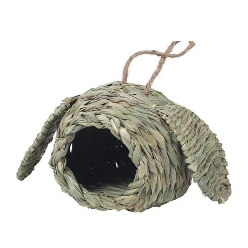 SOUTHJIELING Gras Vogelnest Hängbares Nest Haus Vogelkäfig Kleine Vogelkäfige Zelt Outdoor Garten Schlafnest für Wildtiere Vogel von SOUTHJIELING