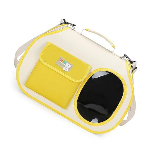 SOUTHJIELING Haustier-Rucksäcke, Schultertasche für Katzen, Hunde, kleine Haustiere, Camping, Crossbody-Tasche, Reisetaschen von SOUTHJIELING