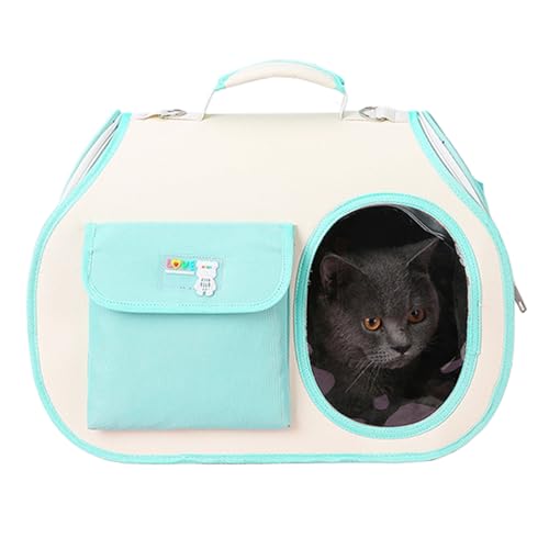 SOUTHJIELING Haustier-Rucksäcke, Schultertasche für Katzen, Hunde, kleine Haustiere, Camping, Crossbody-Tasche, Reisetaschen von SOUTHJIELING