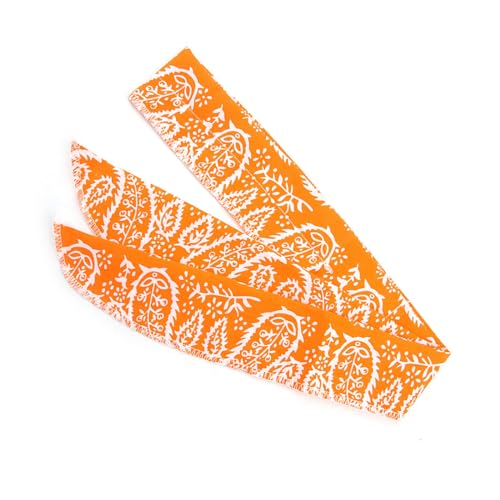 SOUTHJIELING Kühlendes Bandana für Hunde und Hunde, verhindert Hitzschlag, Kühlhalsband, wiederverwendbar, Outdoor-Kühlschal mit Blumendruck von SOUTHJIELING