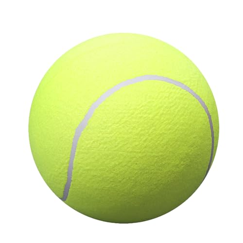 Haustier-Tennisbälle, Mehrzweck-Riesen-Hundeball, bissfestes Haustierspielzeug Tennisball, Hundetennisball, wiederverwendbarer Hundetraining-Tennis, nicht scheuerndes Riesenspielzeug, Tennisball für von SOYDAN