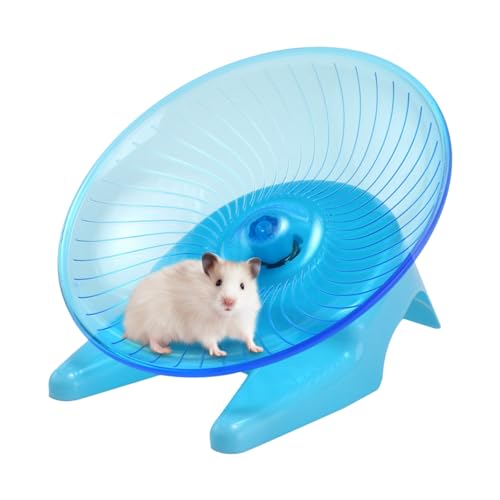 Laufrad für Hamster, transparentes Laufrad, ultra-leise für Hamster, Zubehör für Kleintiere für Zwerghamster, Goldbär, Honigkaninchen, Rennmäuse Soydan von SOYDAN