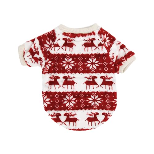 Plüsch-Welpenpullover | Dehnbarer Kätzchenpullover für weihnachtliche Atmosphäre | Festliches Partyzubehör für Spaziergänge, Mottoparty, Weihnachtsreisen, Foto-Requisiten, Weihnachtsfeier Soydan von SOYDAN