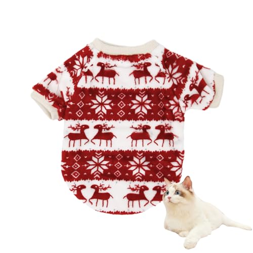 Weihnachtsstrick für Katzen, Welpen, Kätzchen, Weihnachten, Soft Weste, Pullover – Zubehör für festliche Partys, Spaziergänge, Mottopartys, Weihnachtsreisen, Foto-Requisiten, Weihnachtsfeiern. Soydan von SOYDAN