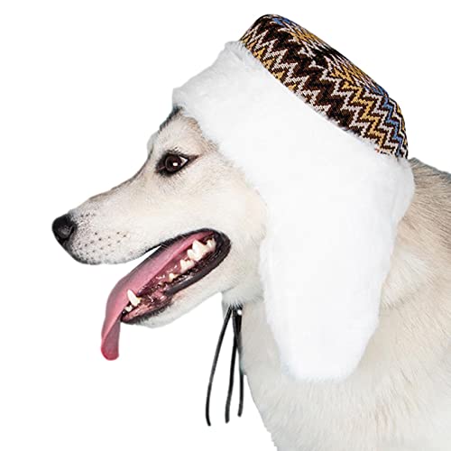 Wintermütze für Hunde, verstellbar, warm, mit Ohrenschutz, für kleine und mittelgroße Hunde Soydan von SOYDAN
