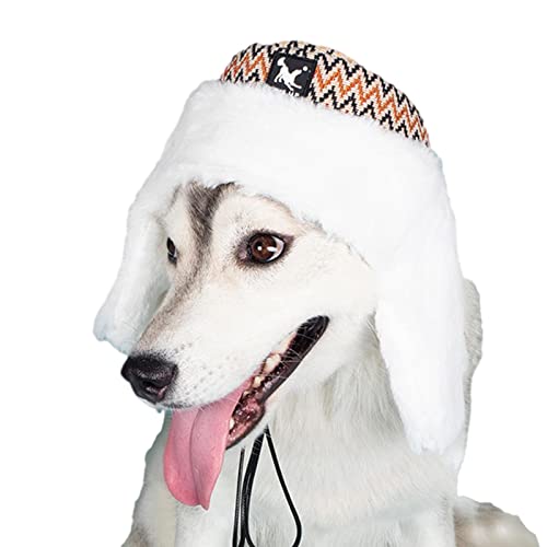 Wintermützen für Hunde, warme Wintermütze mit verstellbarem Gummiband, atmungsaktive Kopfbedeckung für Katzen, warme Mütze, winddichte Mütze für kleine, mittelgroße und große Hunde Soydan von SOYDAN