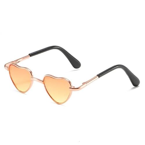 Haustier Katze Brille Herz Geformt Kleine Hund Brille Pet Produkte Für Kleine Hund Katze Eye-Wear Hund Schöne Sonnenbrille Pet Zubehör von Sozy