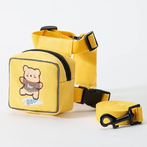 Kleine und mittelgroße Hund Rucksack Hundegeschirr mit Leine Set Hund Brust Typ Hundehalsband Katze Snack Tasche PetAccessories von SOZY