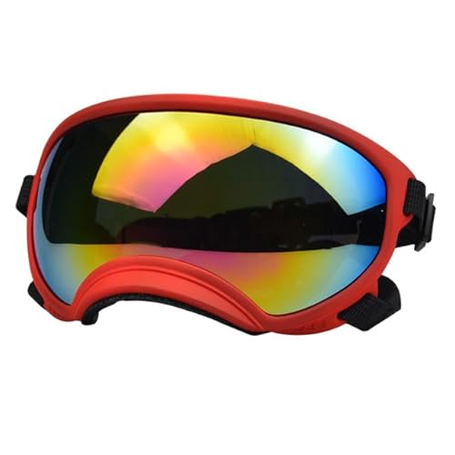 Outdoor Hund Haustier Brille Hund Sport Sonnenbrille Verstellbarer Riemen für Reisen Skifahren und Anti-FogPet Goggles Sonnenbrille von Sozy