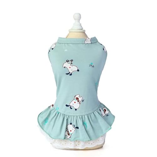 Sommer Katze kleine Hunde Kleidung Rock Baumwolle Gemütliche Haustier Kleider Kleidung für Katzen Niedlich Druck Kätzchen Prinzessin Kleid Ropa Para Gatos von Sozy